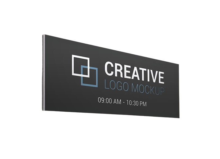 výroba reklamných tabúľ z PVC a dibondu s UV tlačou VONS-M